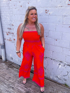 Jumpsuit Bloom - Orange