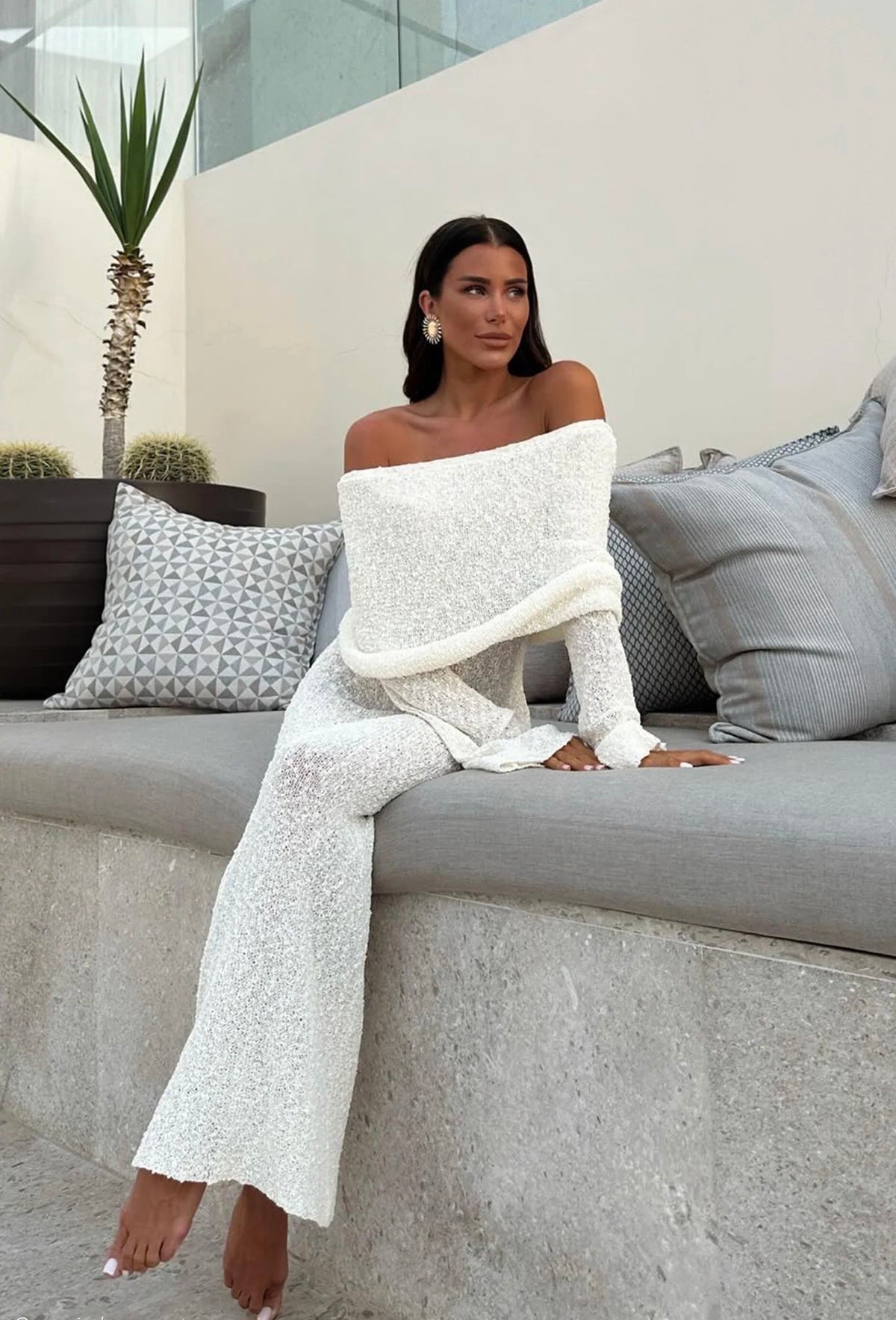 HAVANA DRESS - OFF WHITE