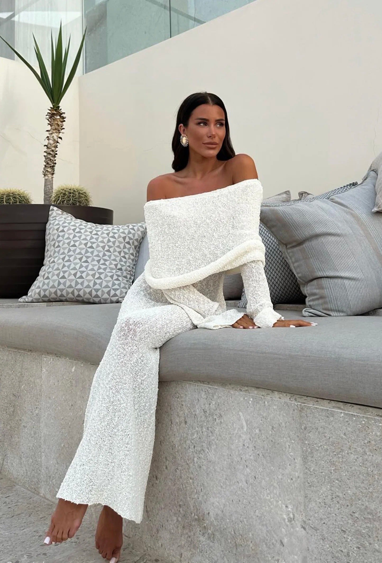 HAVANA DRESS - OFF WHITE