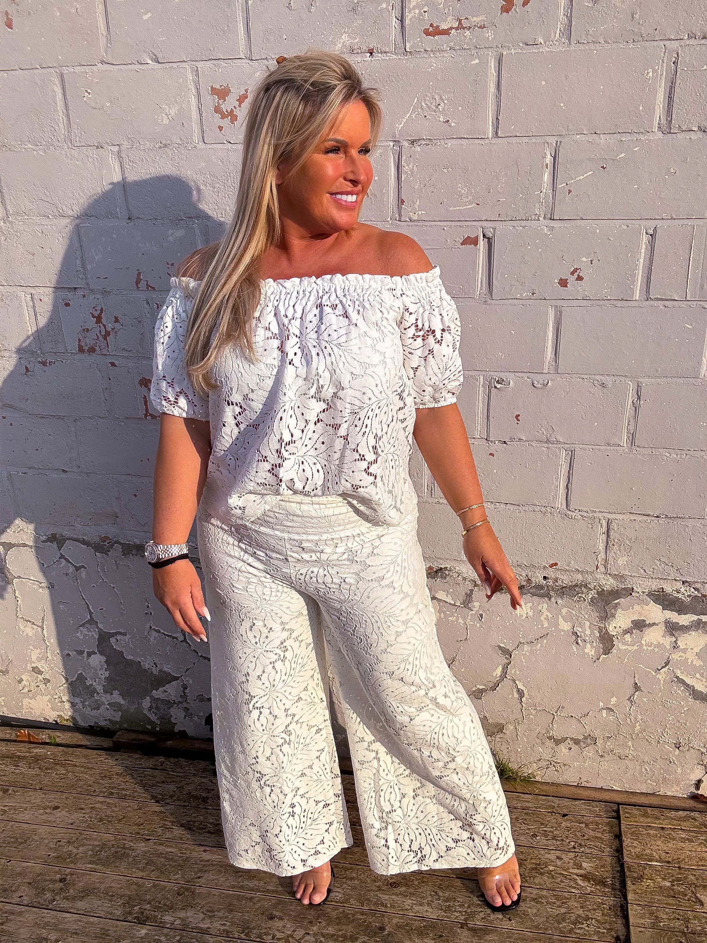 Bohemia pants Eulalia - White