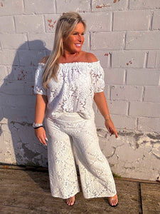 Bohemia pants Eulalia - White