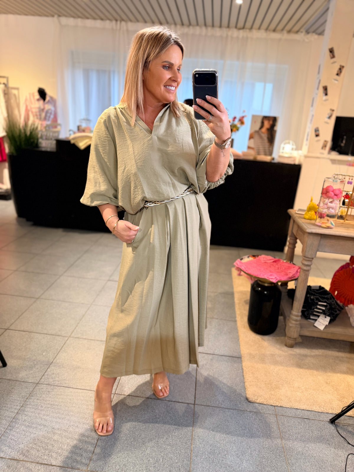 AMELIE FLORE SKIRT - SAGE