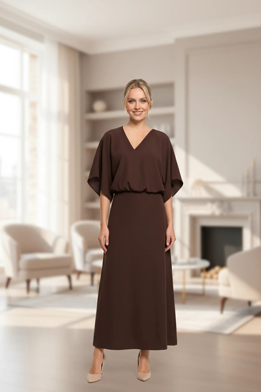 AMELIE KATE DRESS - CHOCO
