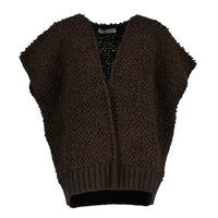 AMELIE KIWAI GILET - BROWN
