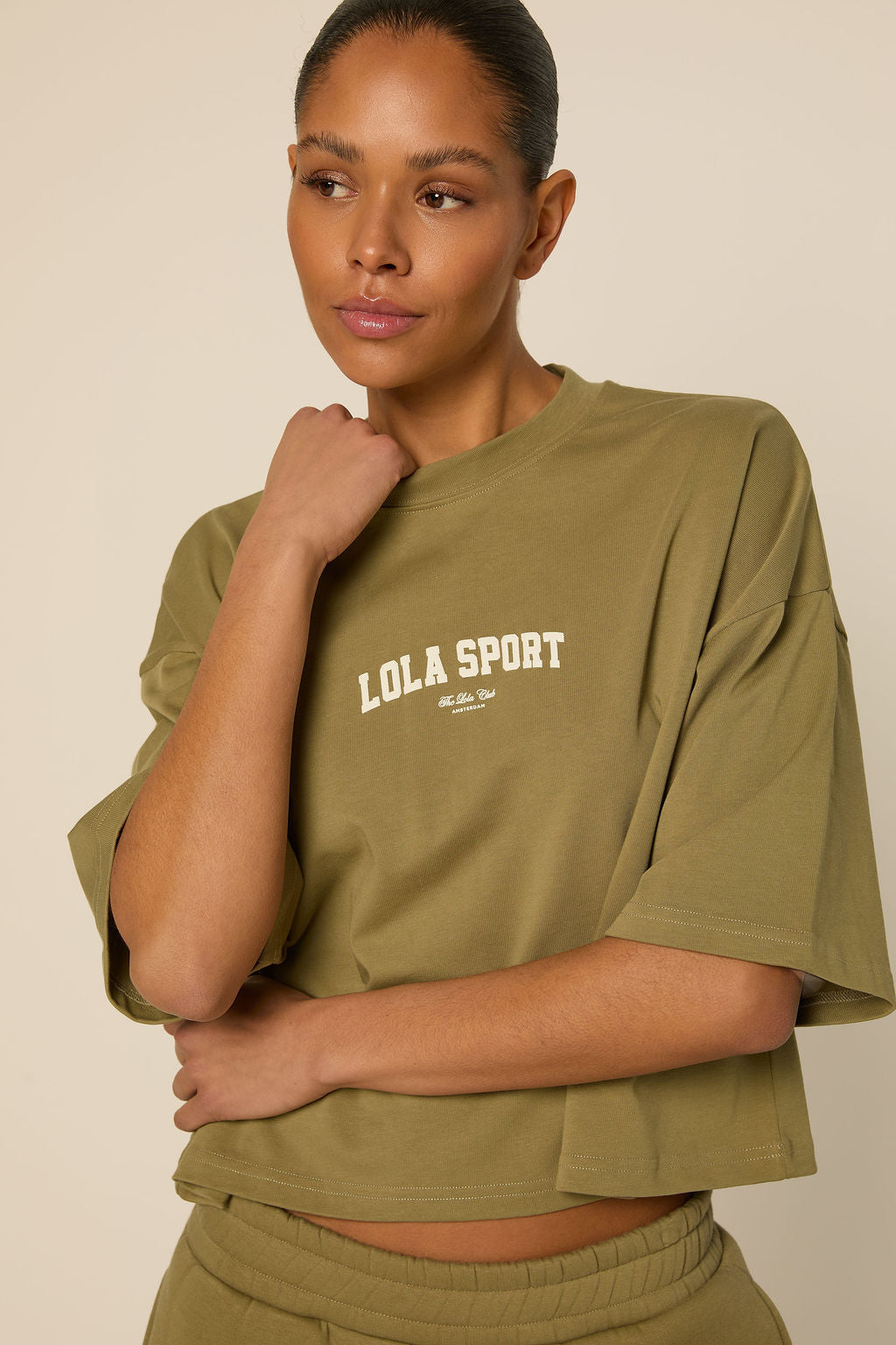 LOLA STELLA SS TEE - SAGE GREEN