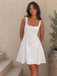 DALINA DRESS - WHITE