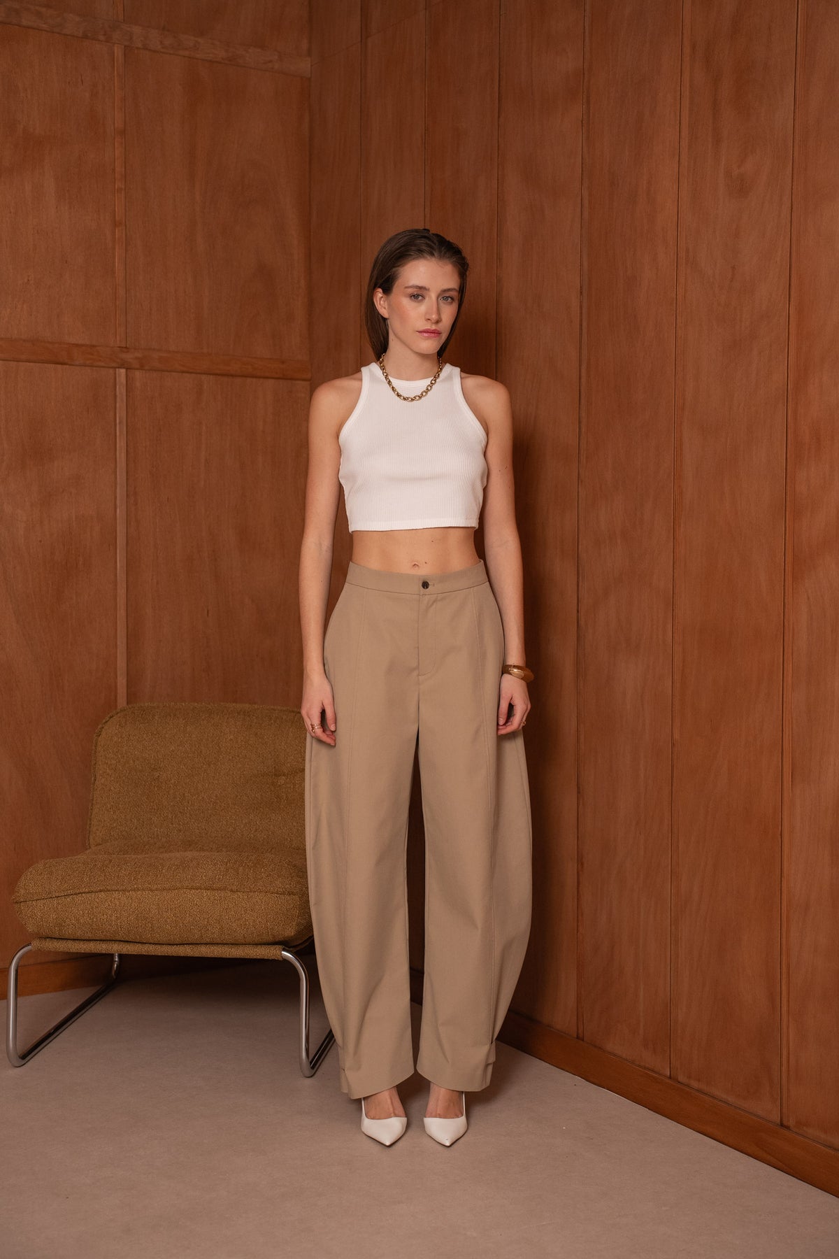 HARPER PANTS - CAMEL