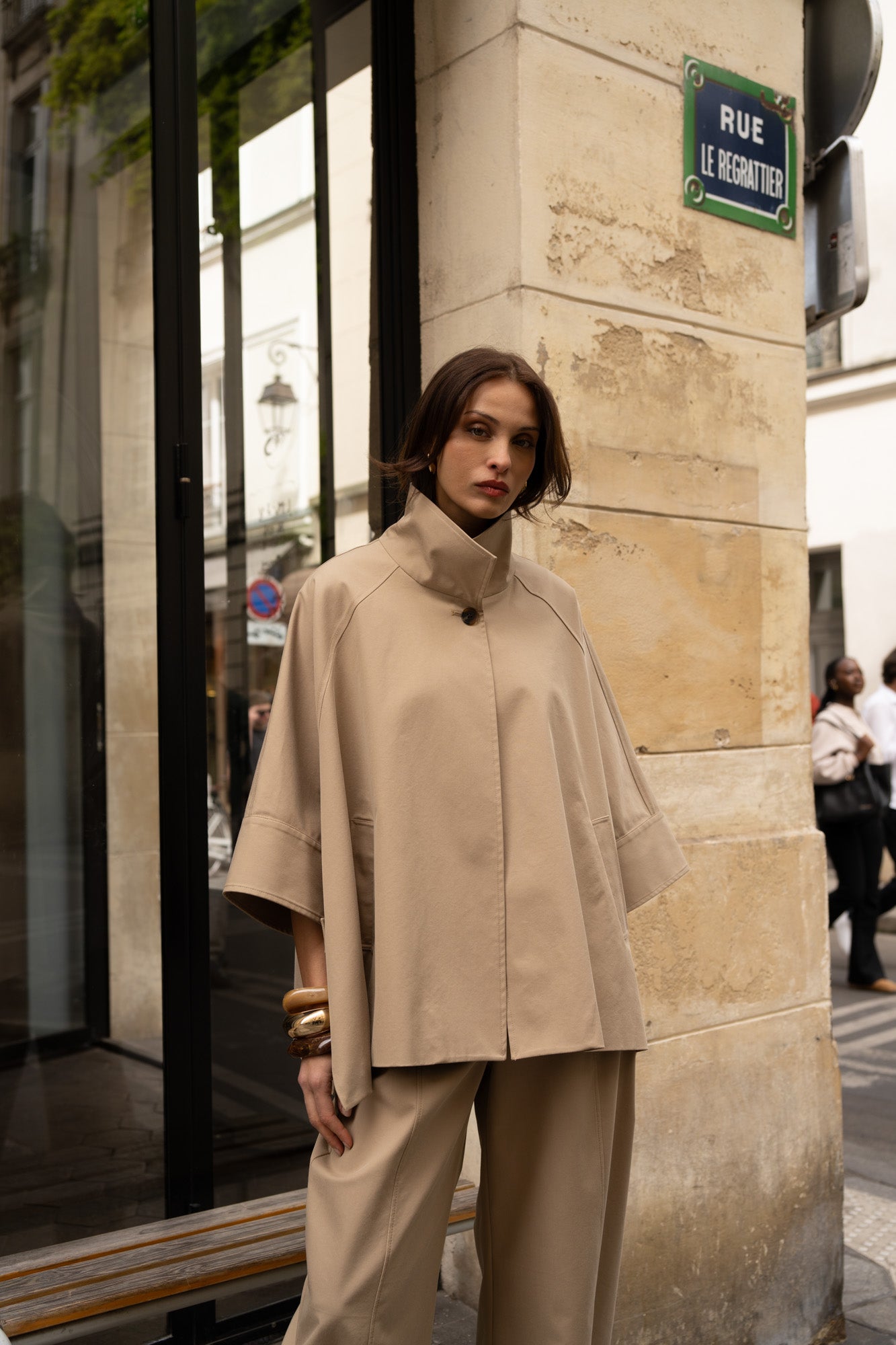HARPER TRENCH - CAMEL