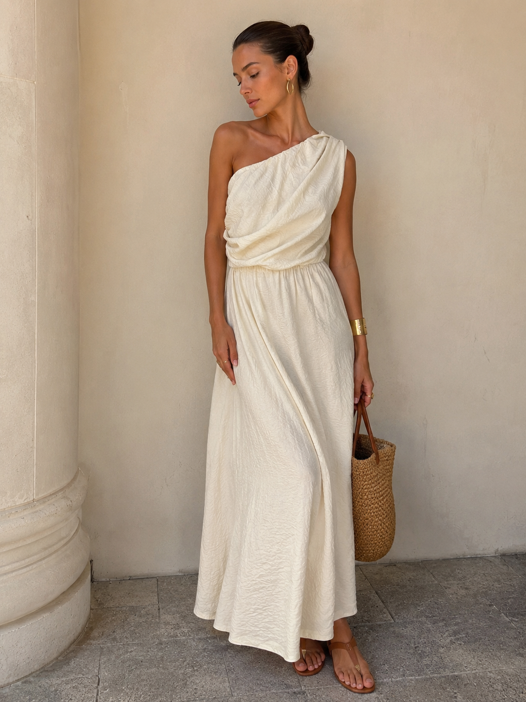 MILA DRESS - BEIGE