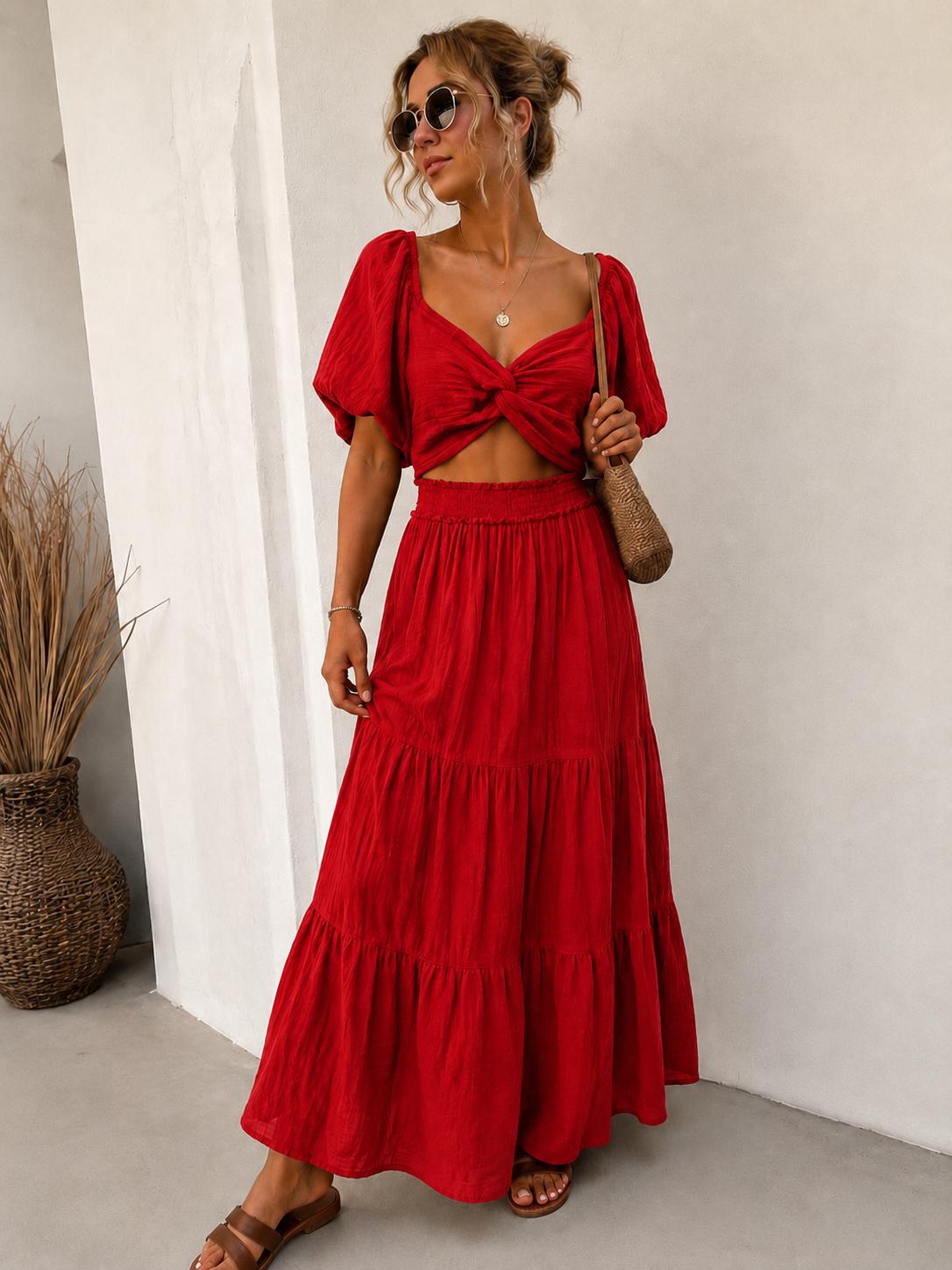 TIKA DRESS - RED