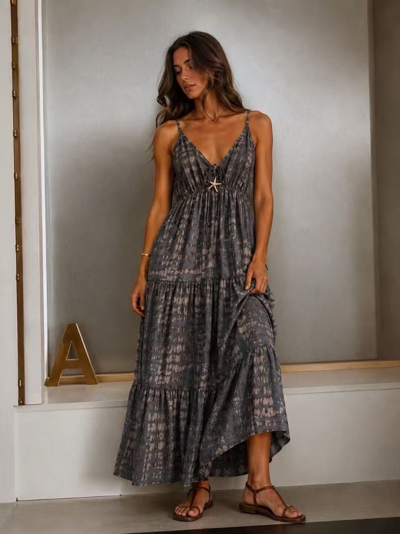 ELARA DRESS - GREY