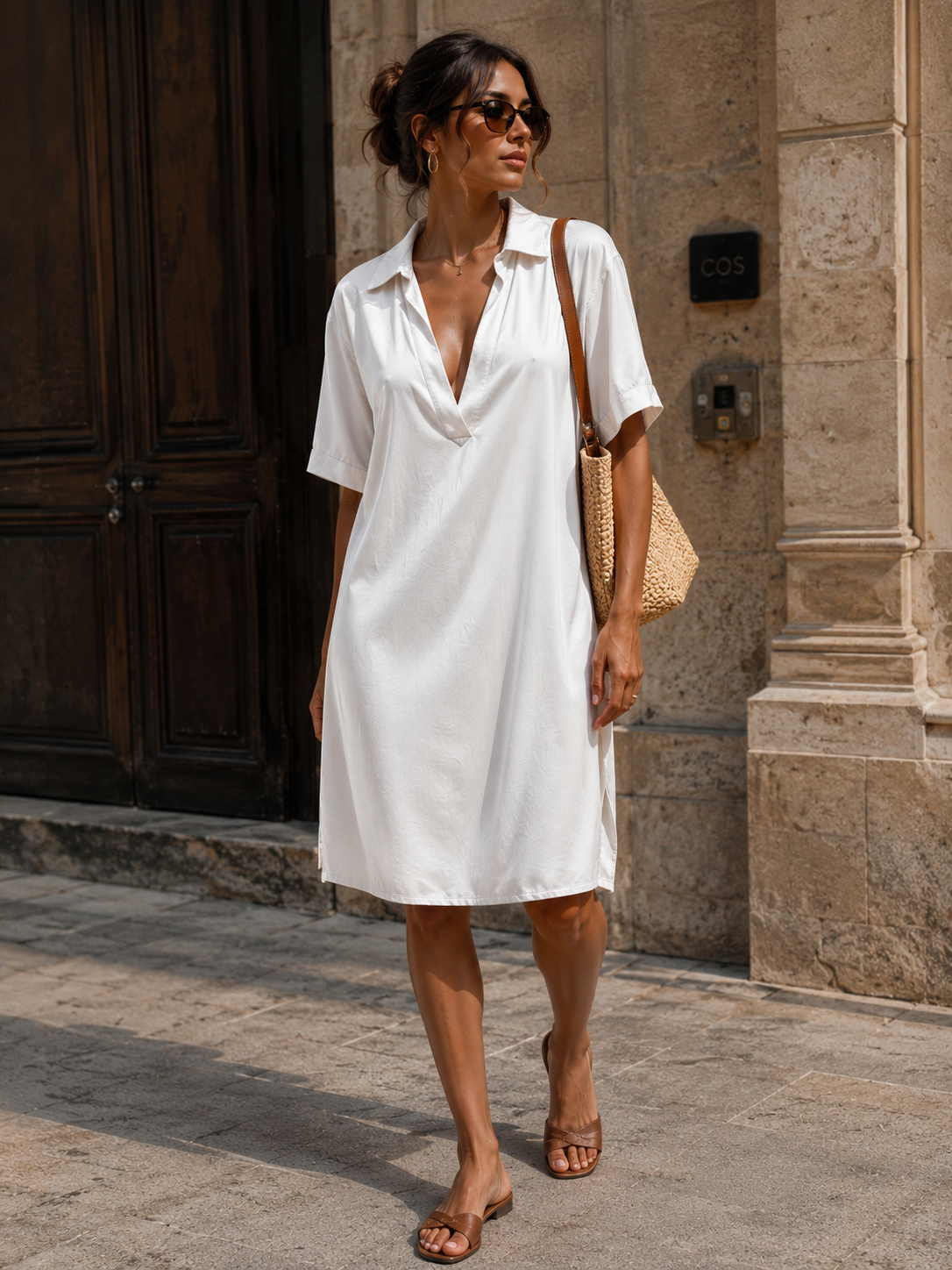 LUMA DRESS -ECRU