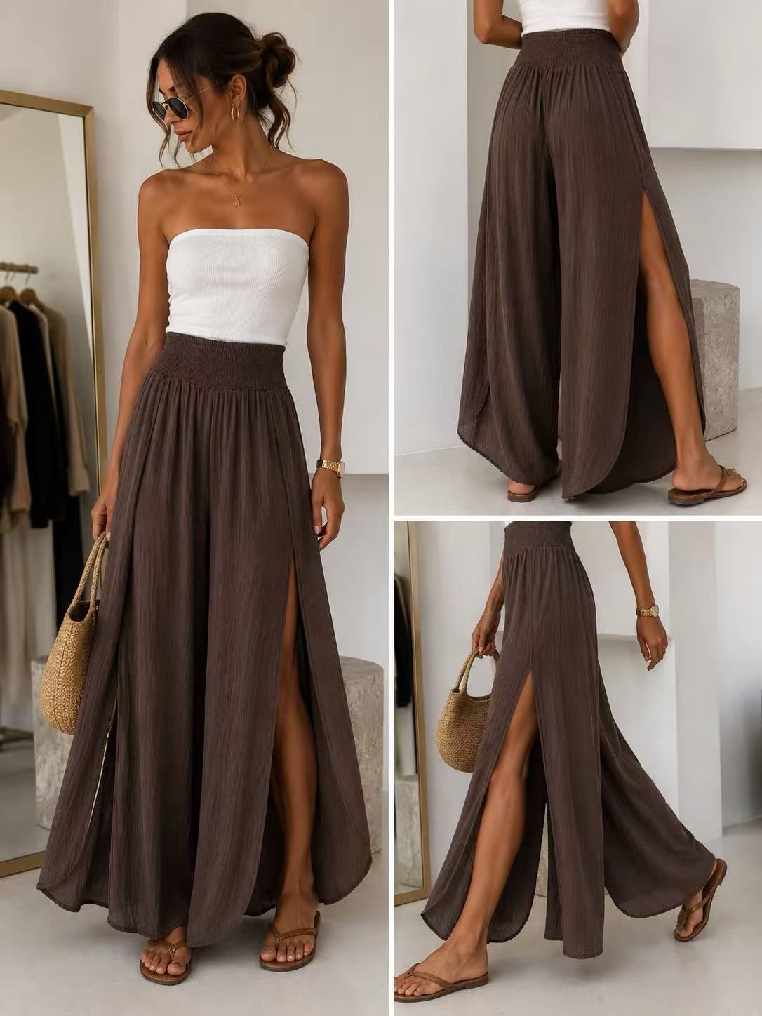 NOVO PANTS - BROWN