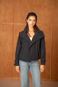 LEXI TRENCH - NAVY