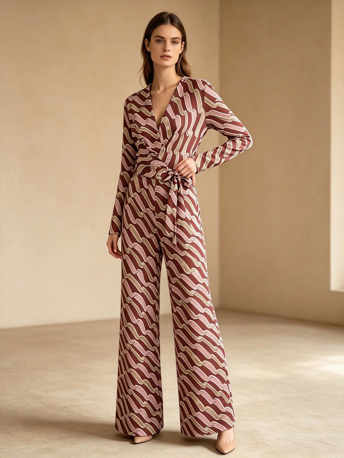 RETRO JUMPSUIT - RUST