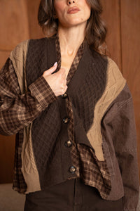 ACADEMY GILET - BROWN