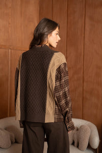 ACADEMY GILET - BROWN