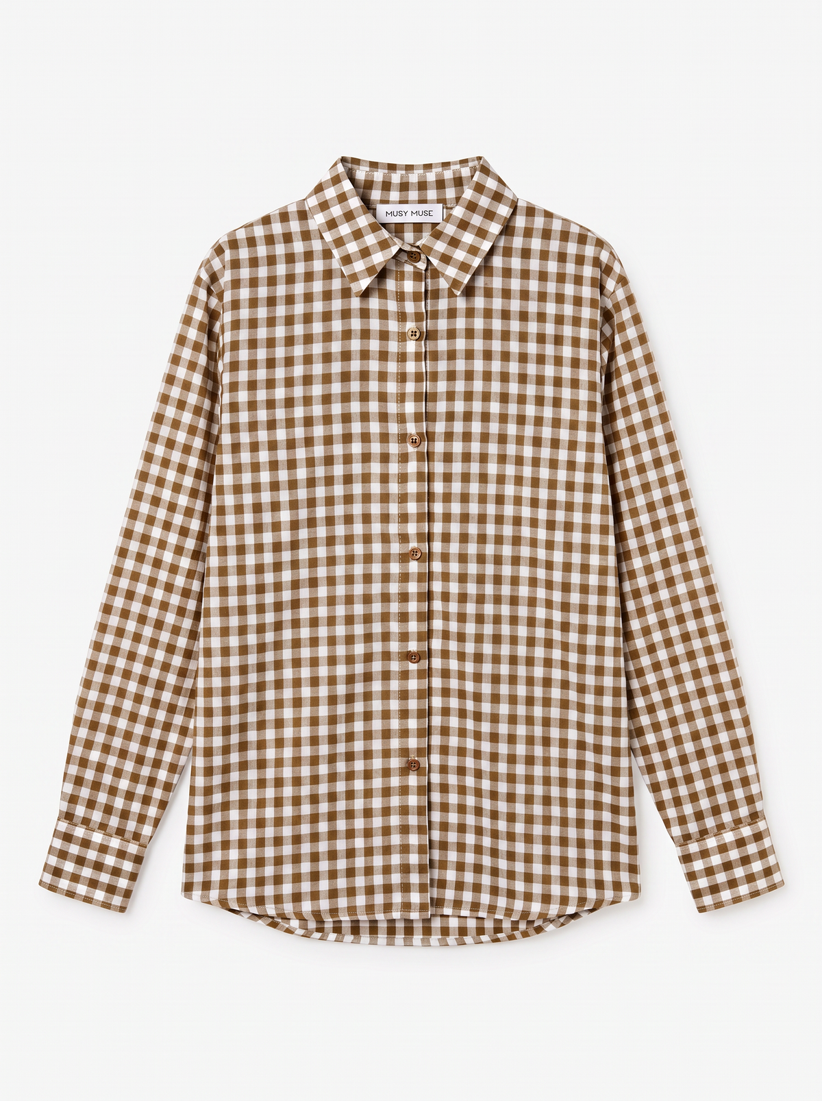 BLOUSE SELANA - SOFT BROWN