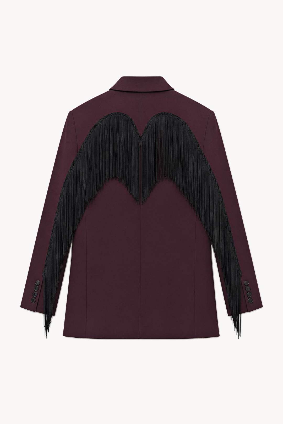 THE LEONTINA BLAZER - BORDEAUX