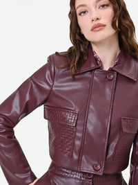 RINA AVRA JACKET - BORDEAUX