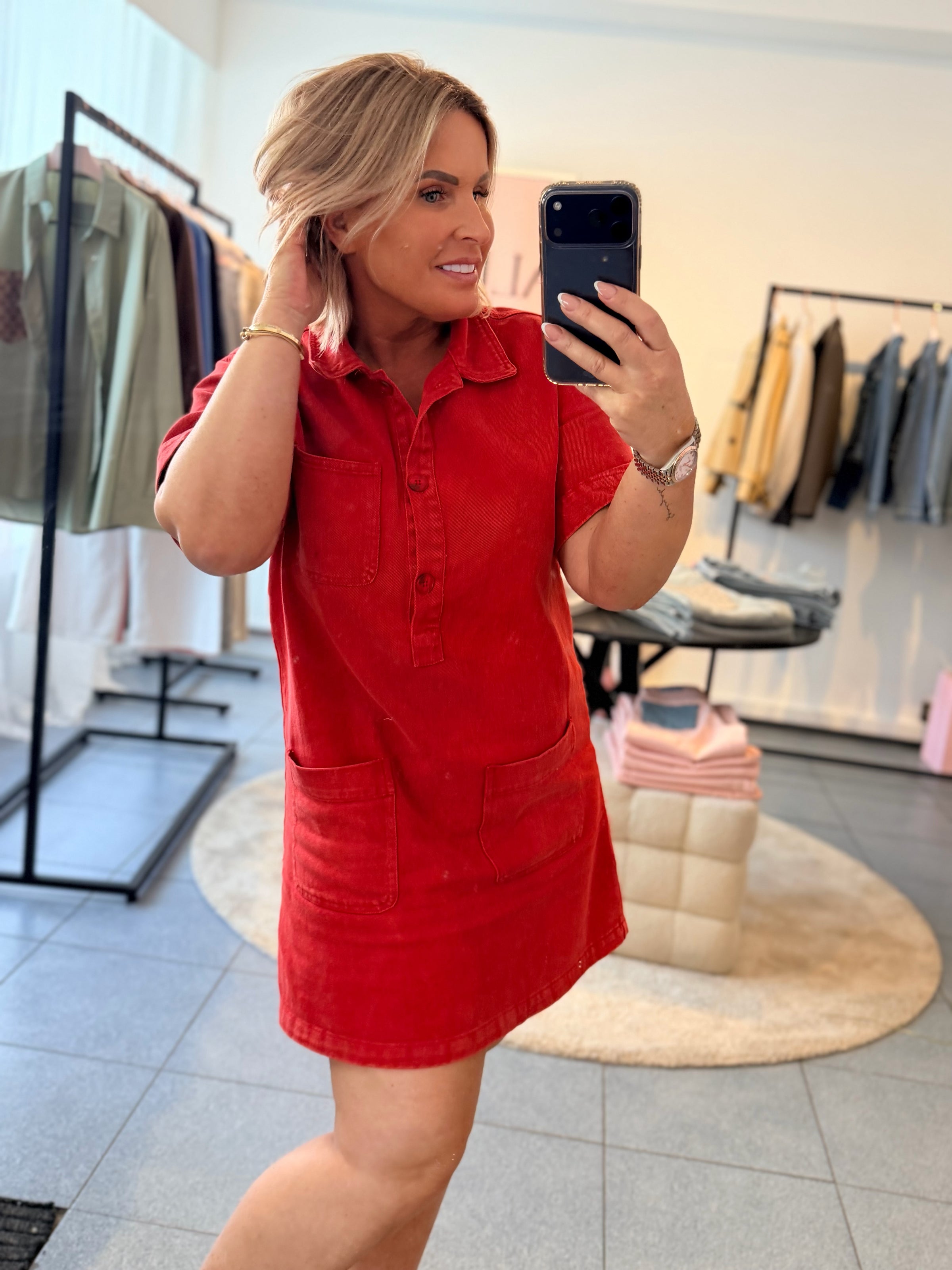 LOVIA DRESS - RED