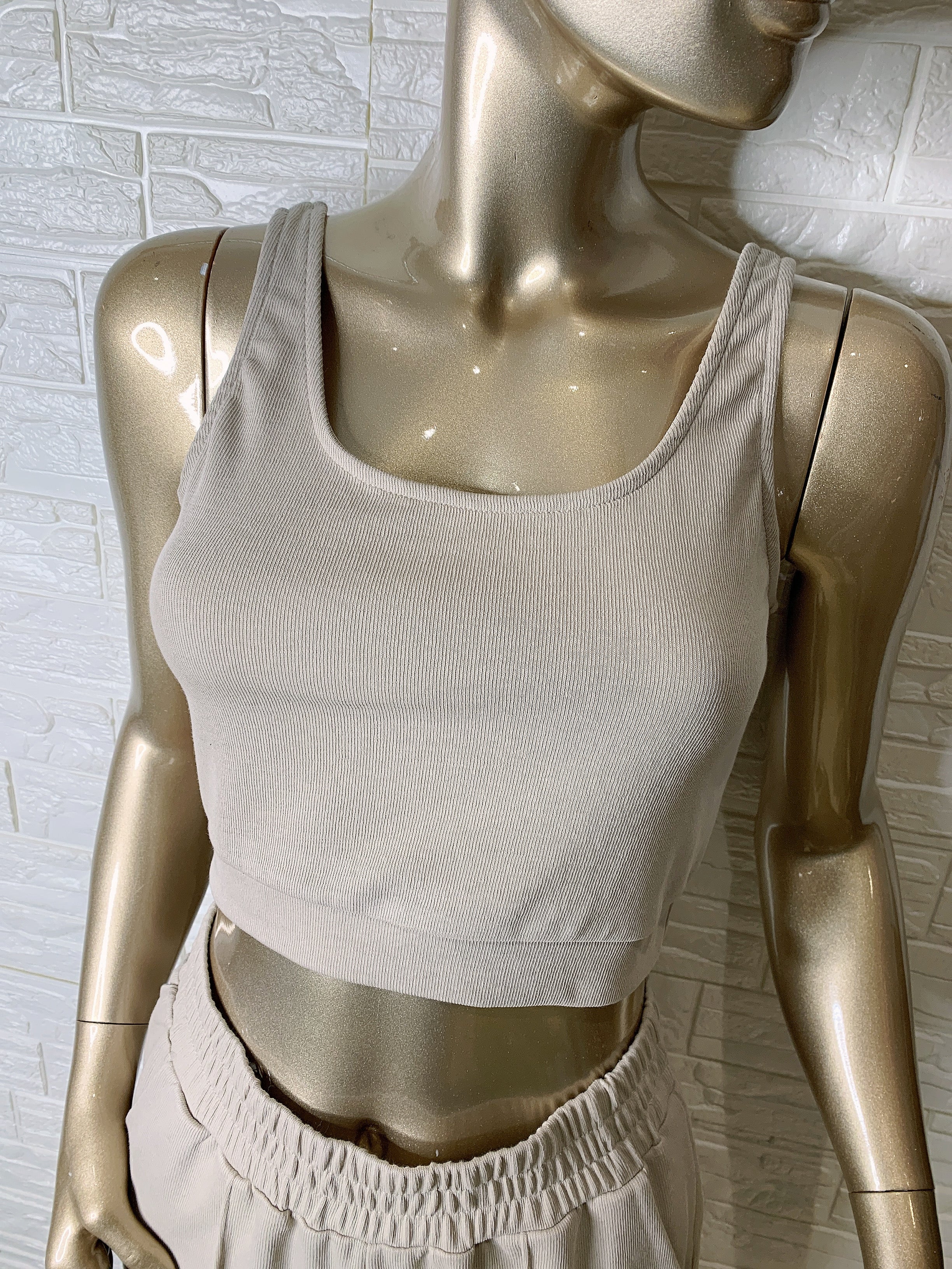 Crop top - Beige